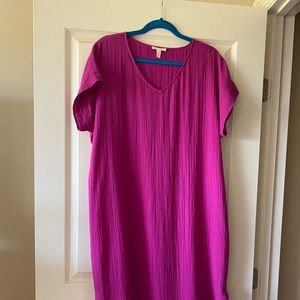 Eileen Fisher Organic Cotton Gauze Dress